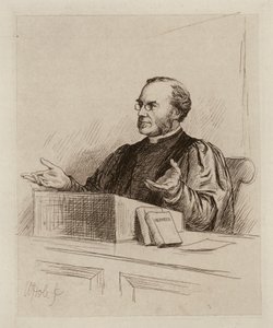 Malcolm Campbell Taylor, Profesor de Divinidad e Historia Eclesiástica (grabado) de William Brassey (after) Hole