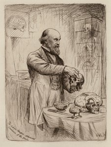 William Turner, profesor de anatomía (grabado) de William Brassey (after) Hole