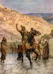 El asirio Rabsaces exige la rendición de Jerusalén