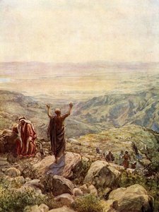 Balaam bendiciendo el campamento de Israel de William Brassey Hole