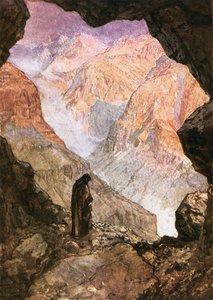 Elías en el desierto de Horeb de William Brassey Hole