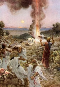 El sacrificio de Elías en el Monte Carmelo