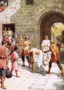 Jesús siendo azotado de William Brassey Hole