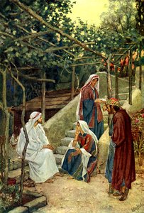 Jesús en la casa de Marta - Biblia de William Brassey Hole