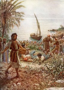 Jesús predica la Parábola del Sembrador de William Brassey Hole