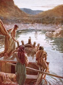 Jesús mostrándose a Pedro y otros en el Mar de Galilea de William Brassey Hole