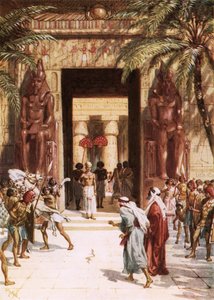 Moisés y Aarón ante el Faraón de William Brassey Hole