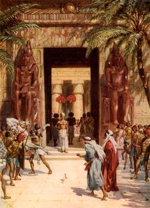 Moisés y Aarón ante el Faraón de William Brassey Hole