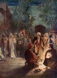 Pedro niega conocer a Jesús por tercera vez - Biblia