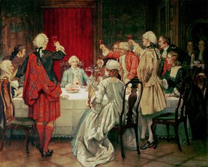 Príncipe Carlos Eduardo Estuardo en Edimburgo, 1745