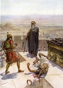 Samuel mata a Agag en Gilgal - Biblia