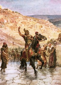 El Rabsaqué asirio exigiendo la rendición de Jerusalén de William Brassey Hole