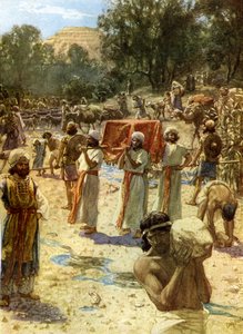 Los sacerdotes israelitas sosteniendo el Arca de William Brassey Hole