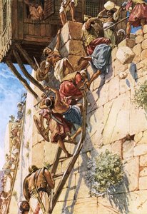 La captura de Jerusalén de los jebuseos de William Brassey Hole