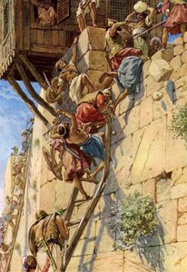 La captura de Jerusalén de los jebuseos de William Brassey Hole