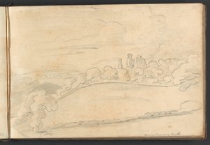 Castillo de Berry Pomeroy de William Brockedon