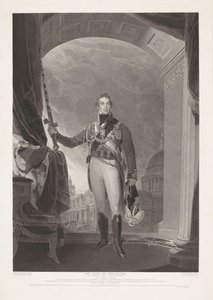 Portret van Arthur Wellesley, hertog van Wellington El duque de Wellington (título sobre objeto) de William Bromley (I)