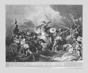La batalla de Hastings, c. 1804 de William Bromley