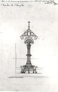 Diseño para un atril, St Augustine