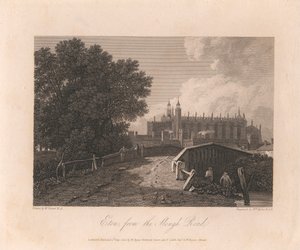 Eton, desde la carretera de Slough