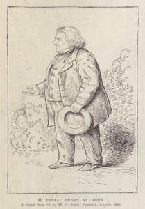 Ernest Renan, filósofo e historiador religioso francés, en casa de William C. Smith