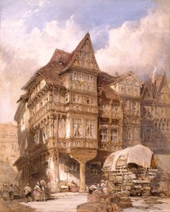 Casa de Alberto Durero en Núremberg de William Callow