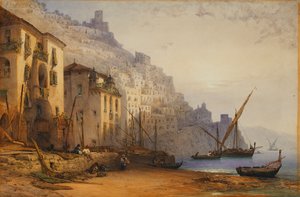 Amalfi desde la orilla - Una mañana de verano, 1887