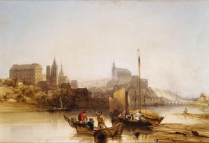 Blois en el Loira, 1840 de William Callow