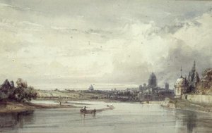 Vista lejana de París de William Callow