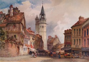Evreux, c1855 de William Callow