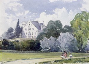 Recuerdos de Rosenau, el lugar de nacimiento de SAR el Príncipe Consorte, esposo de la Reina Victoria de William Callow