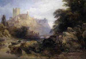 La Ciudad y el Castillo desde el Río, c.1860 de William Callow