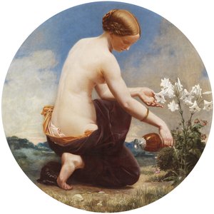 Esperanza cuidando al decaído de William Cave Thomas