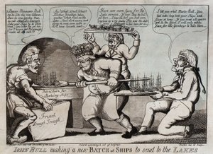 John Bull fabrica una nueva remesa de barcos para enviar a los Lagos
