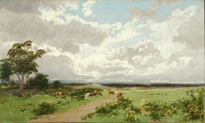 Cerca de Liverpool, Nueva Gales del Sur, c. 1908 de William Charles Piguenit