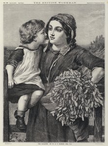 La Espigadora (grabado) de William Charles Thomas (after) Dobson