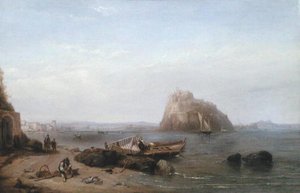 Una vista de Ischia de Clarkson Frederick Stanfield