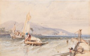 Castillo Douglas, Loch Leven, 1849
