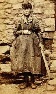 Trabajadores de la fábrica de hierro de Tredegar, Gales de William Clayton