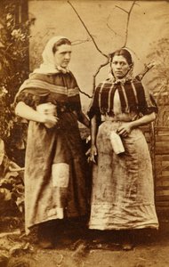 Trabajadores de la fábrica de hierro de Tredegar, Gales de William Clayton