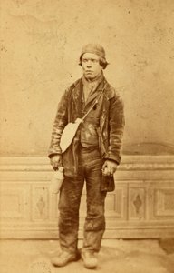 Trabajadores de la fábrica de hierro de Tredegar, Gales de William Clayton
