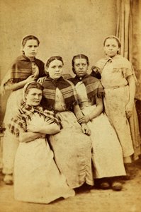 Trabajadores de la fábrica de hierro de Tredegar, Gales de William Clayton