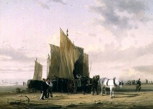 En la costa de Yarmouth (uno de un par) de William Collins
