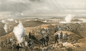 Un día caluroso en las Baterías de William Crimea Simpson
