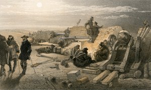 Una noche tranquila en las baterías, Greenhill Battery (Mayor Chapman