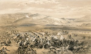 Carga de la brigada de caballería pesada, 25 de octubre de 1854 de William Crimea Simpson