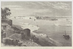 El Fuerte de Allahabad y la unión del Jumna con el Ganges de William Crimea Simpson
