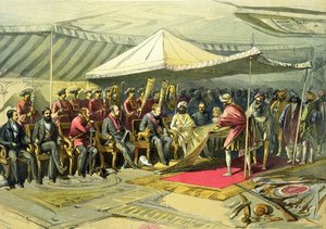 La Visita de Retorno del Virrey al Maharajá de Cachemira, 1863