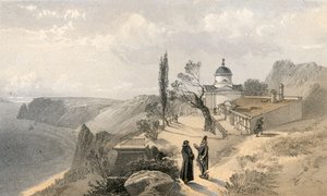 El monasterio de San Jorge y el Cabo Fiolente, mirando al oeste