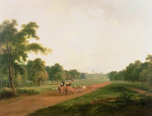 Una partida de caza en India de William Daniell